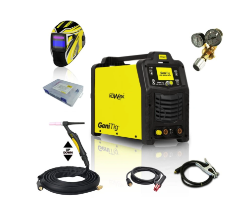 Svářecí invertor GeniTig® 220AC/DC SET2 (AC/DC TIG/MMA)